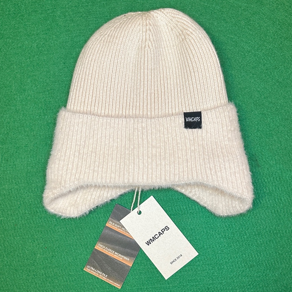 Cream WMCAPS Beanie